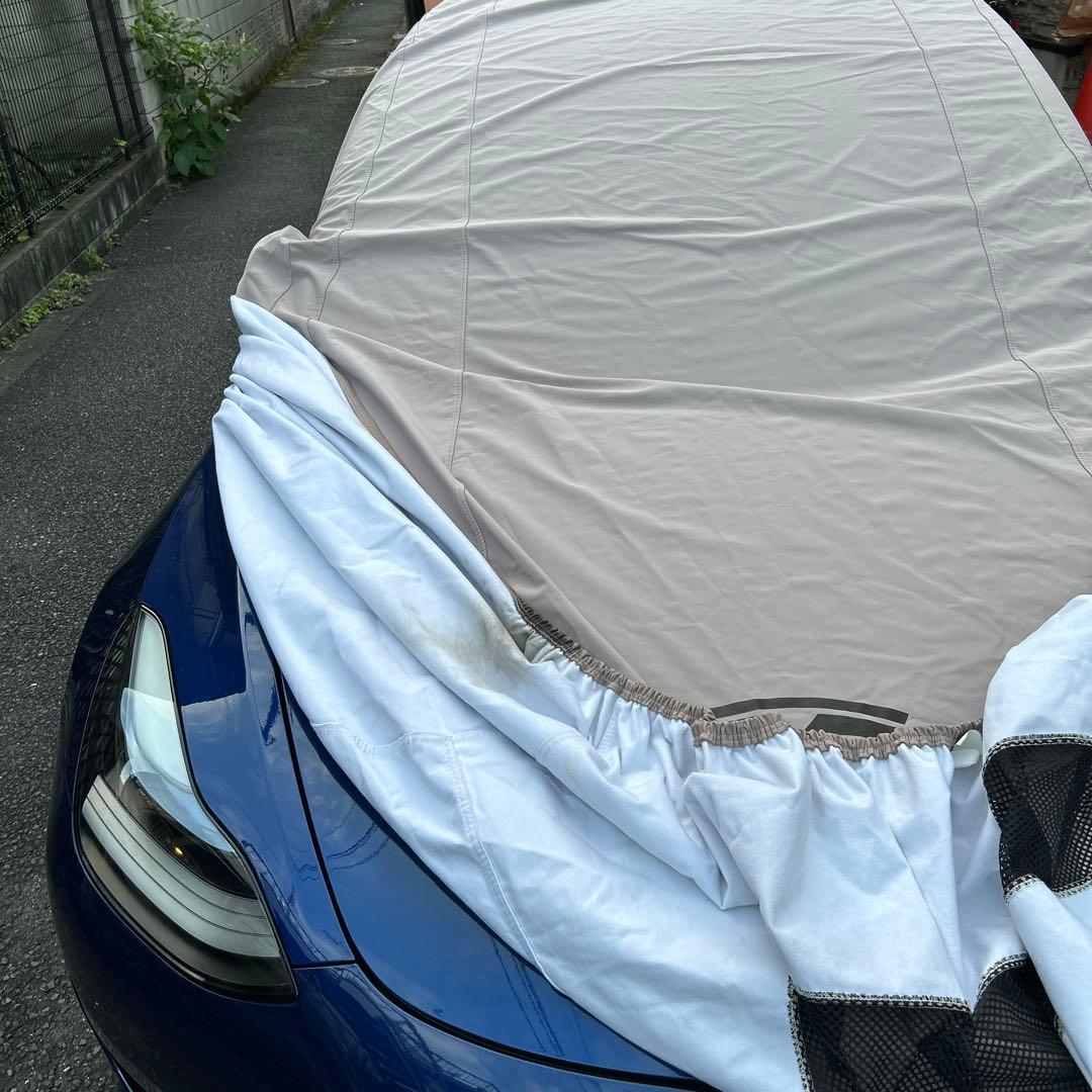 TESLA モデル3 屋外用ボディカバーTesla BRIGHTFACE_UK