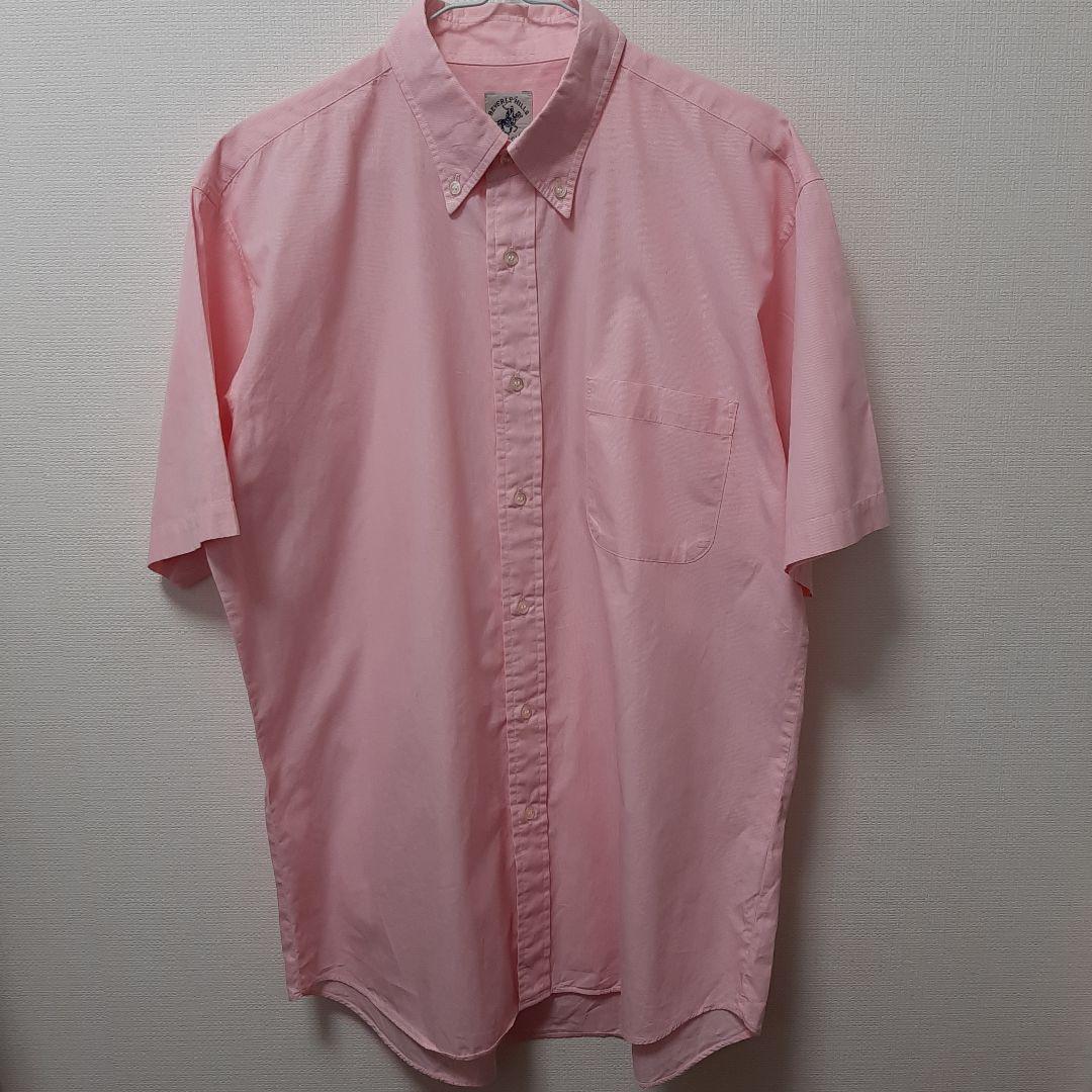 Beverly Hills Polo Club メンズ半袖シャツ L ピンク