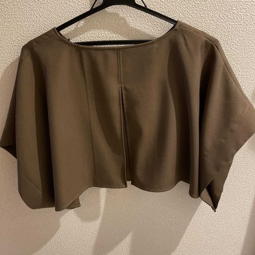 【CFT.】ケープ　ラップパンツ　セットアップ　モカ