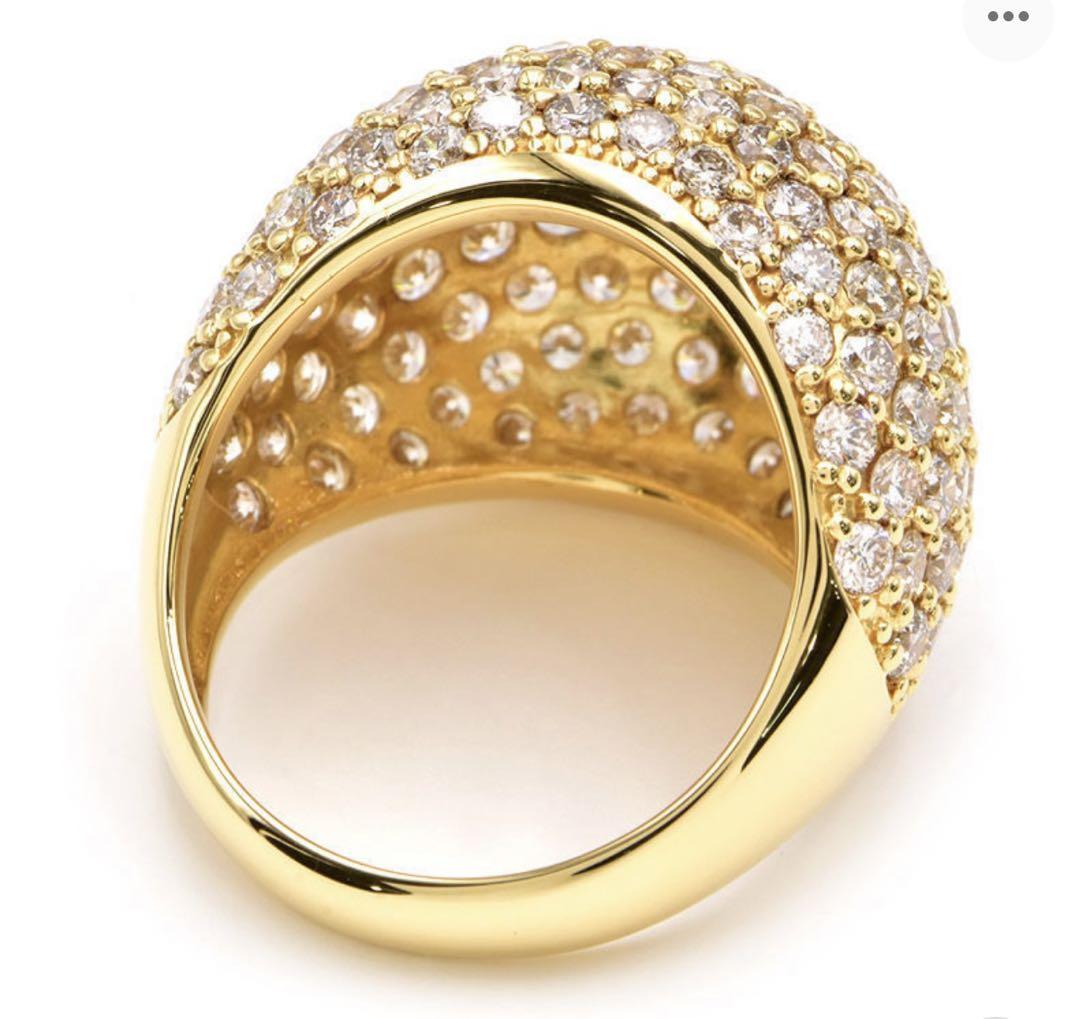￼K18 YG 6.50 carat.天然￼￼ダイヤモンドリング