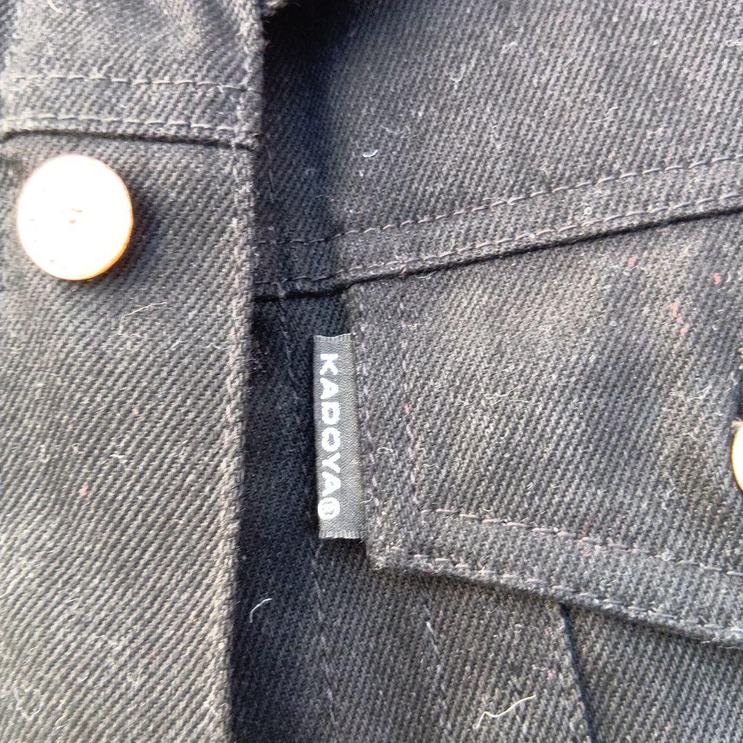 KADOYA Leathers バイク用ベスト M 黒 デニム