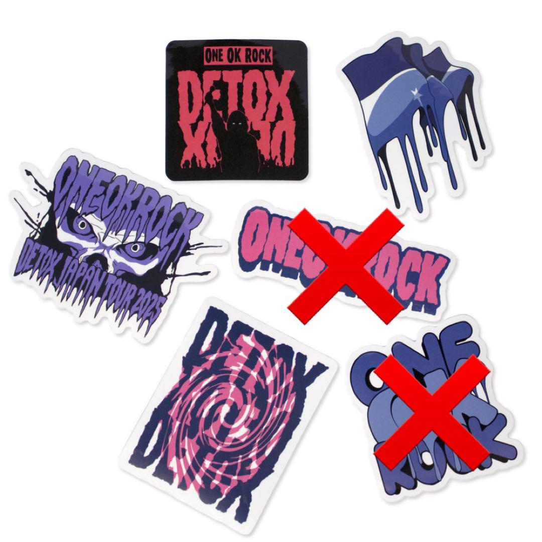 ONE OK ROCK 2025 DETOX JAPAN ステッカー - メルカリ