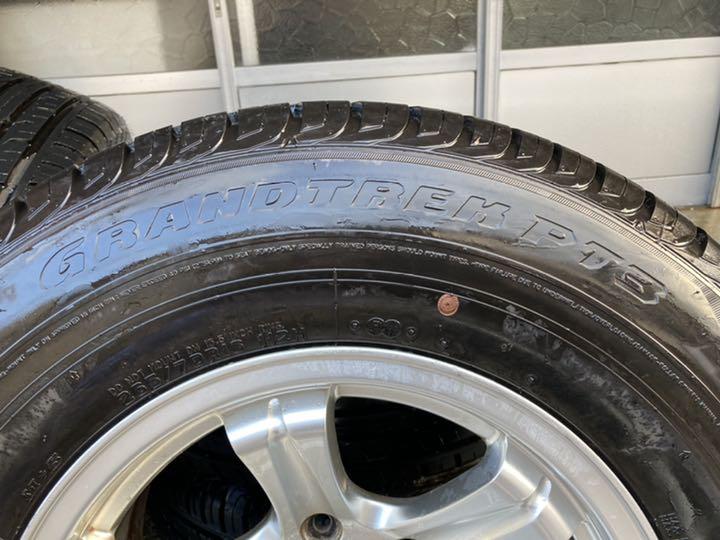 NEW国産 2021年製 265 70R16 ホイール付きタイヤ4本 9部山 nLd6P-m81809715779 ダンロップ 超激安在庫