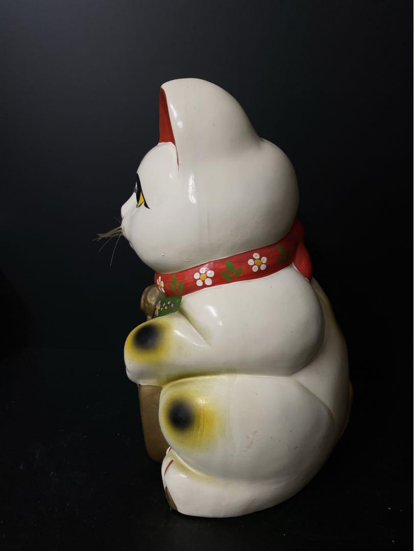 招き猫  開運・金運向上　置物・貯金箱　特大