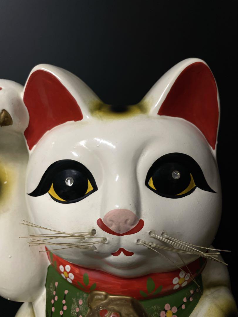 招き猫  開運・金運向上　置物・貯金箱　特大