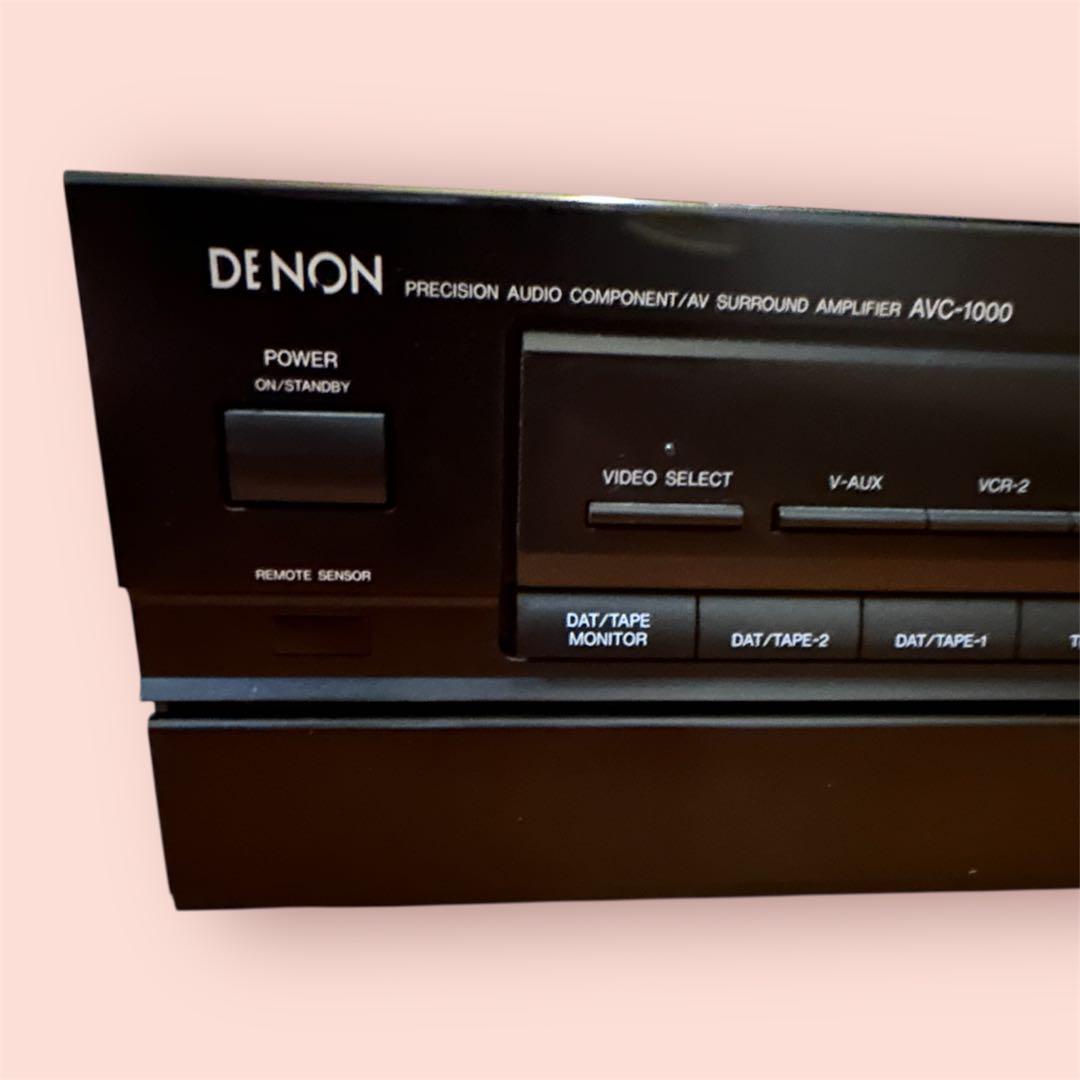 DENON AVサラウンドアンプ AVC-1000 内部清掃済 - メルカリ