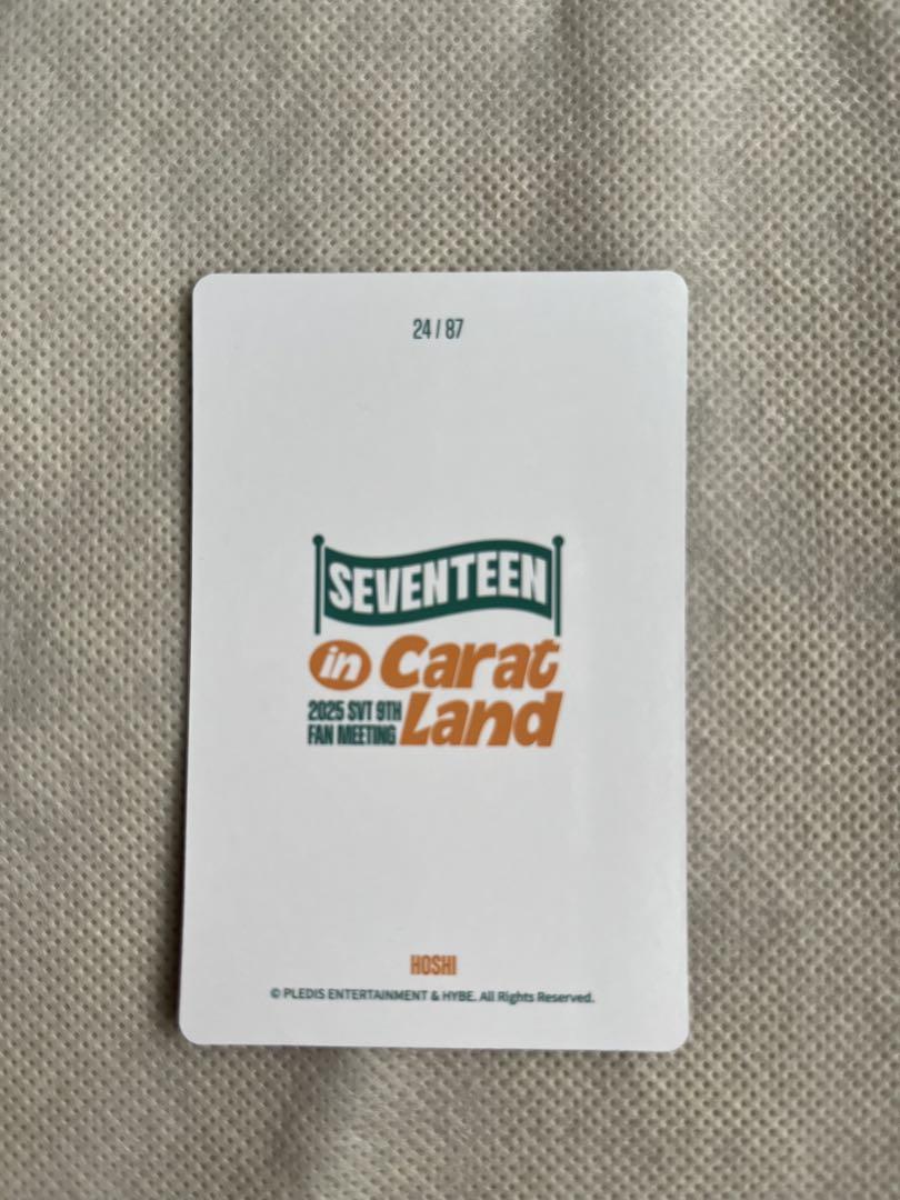 SEVENTEEN 2025 CARAT LAND ホシ カード - メルカリ