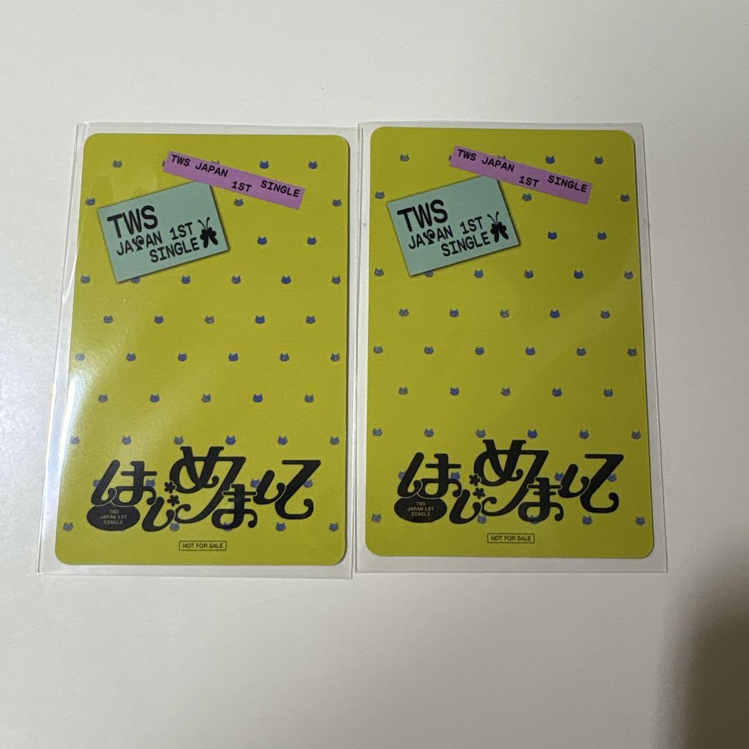 TWS トレカ　12種　×5 タワレコ　HMV はじめまして はじめまして : TWS | HMV&BOOKS online - TYCT-30159
