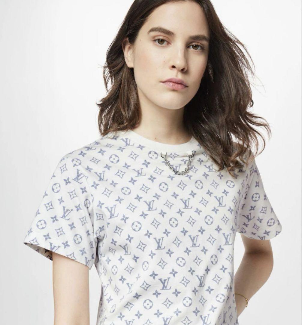 LOUIS VUITTON ロゴパターン Tシャツ M
