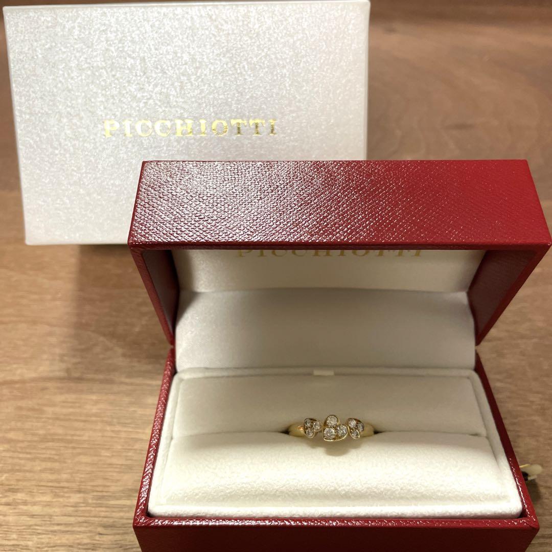PICCHIOTTI ☆ピキョッティ☆K18ダイヤモンドリング☆ハートモチーフ