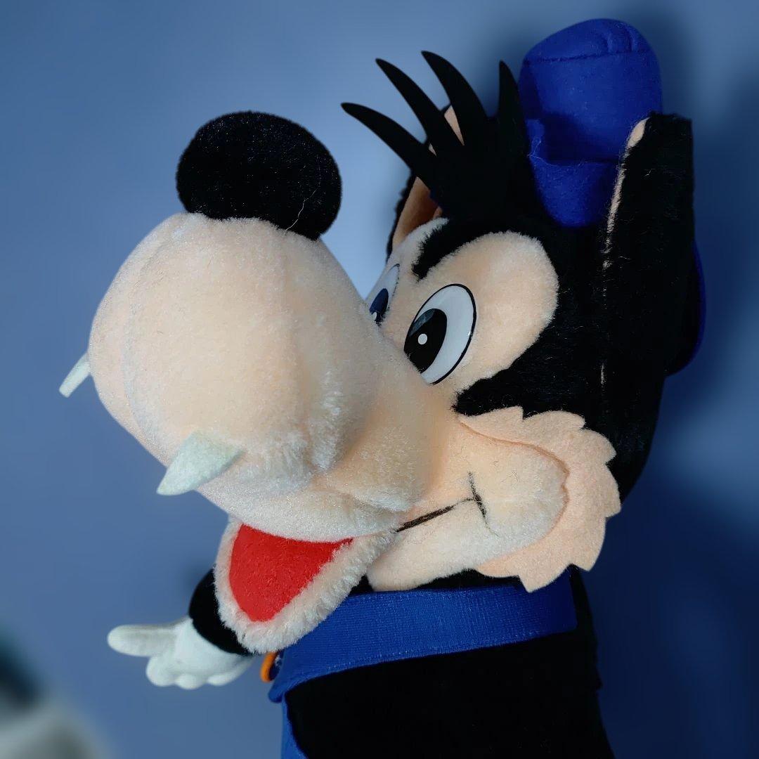 東京ディズニーランド ビッグバッドウルフ ぬいぐるみ 昭和レトロ 東京