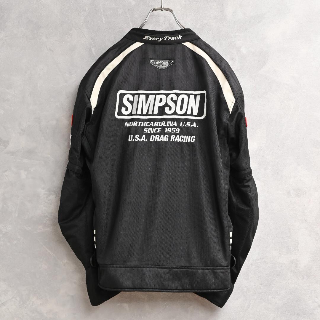 大きめ3Lサイズ✨️ SIMPSON ジャケット プロテクター付 2WAY 大きめ3Lサイズ✨️ SIMPSON ジャケット プロテクター付 2WAY