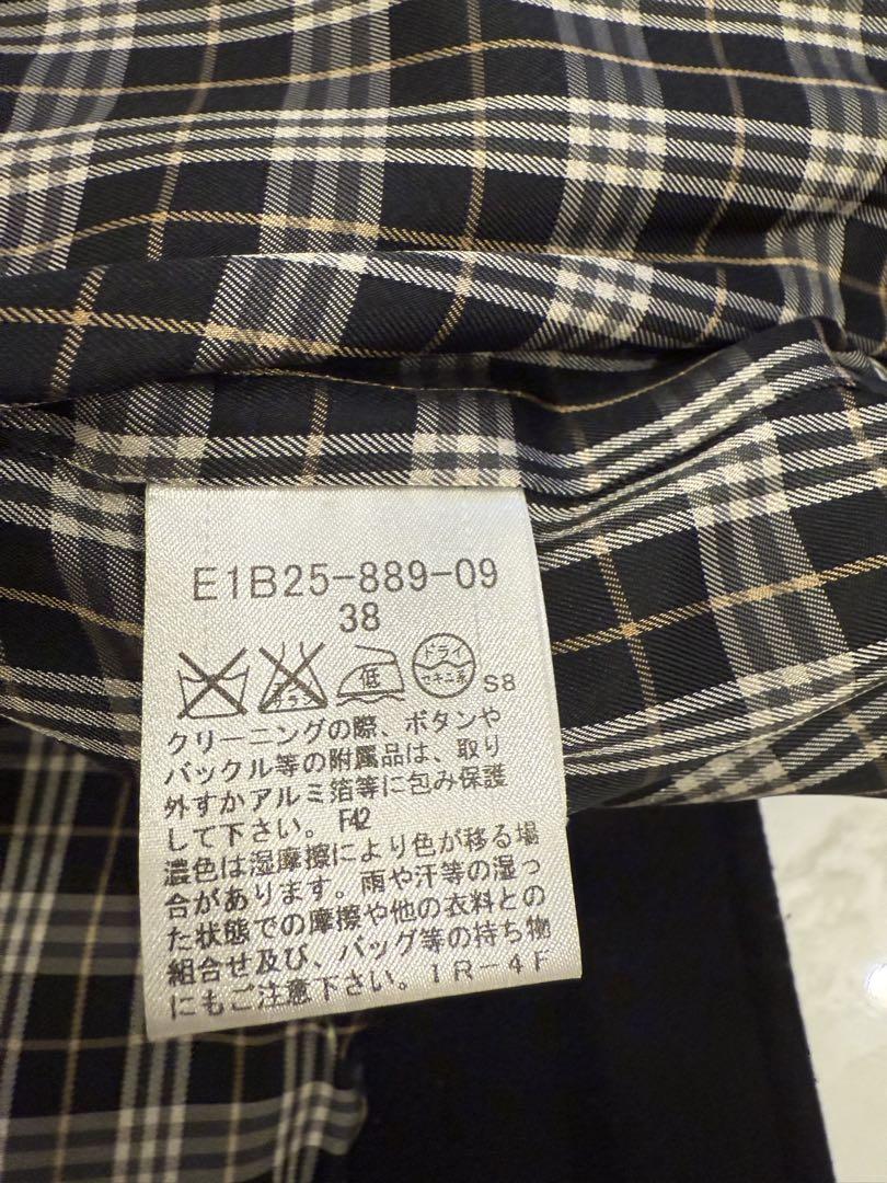極美品✨バーバリーブルーレーベル ダッフルコート ノバチェック トグル 38 美品 バーバリーブルーレーベル ダッフルコート ノバチェック
