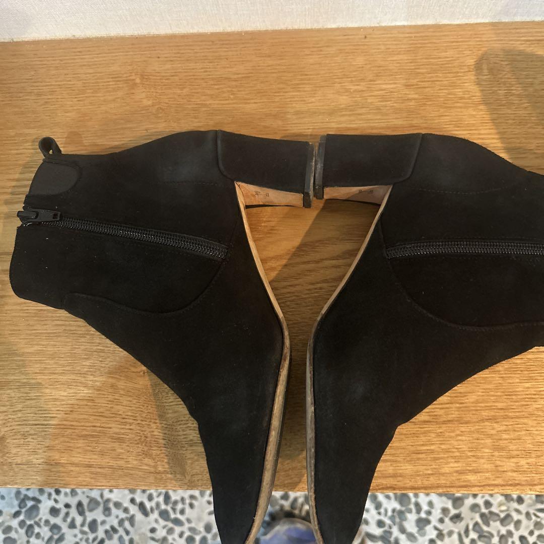 Repetto（レペット） スエードショートブーツ ブラック