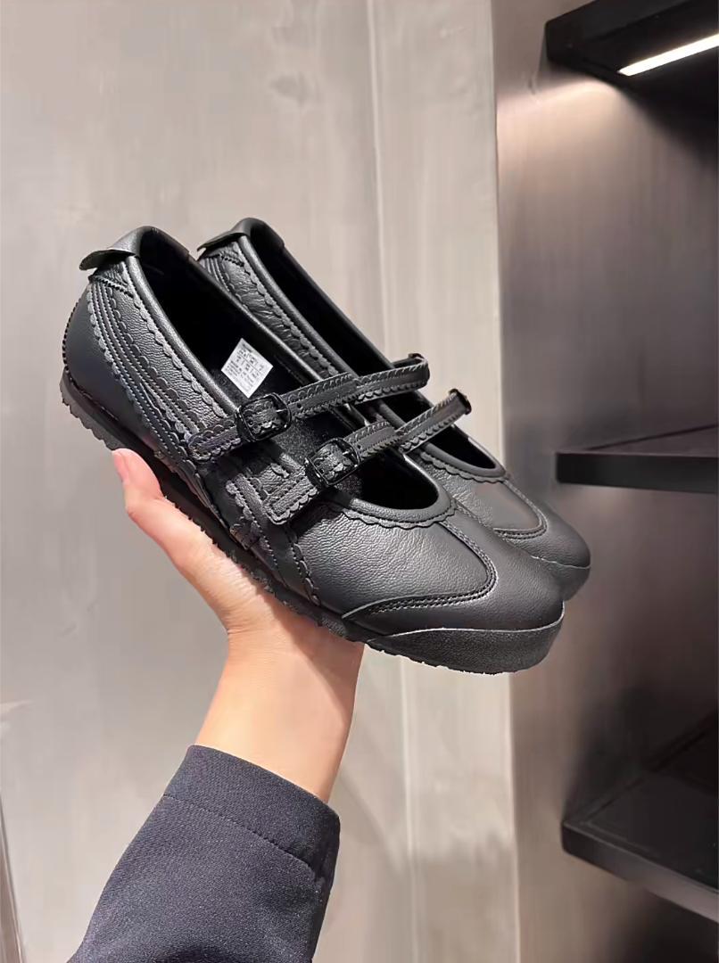 Onitsuka Tiger MEXICO 66 バレエシューズ23cmブラック