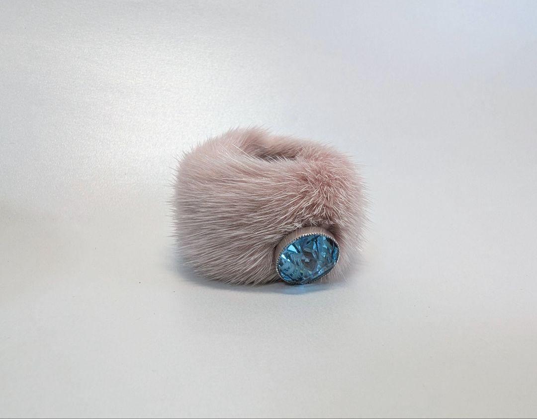 ミンク リング mink ring ブルートパーズ シルバー925 指輪
