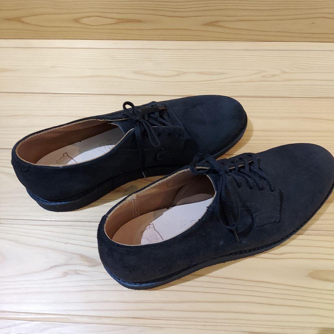 RED WING Postman Oxford ブラックアビレーンラフアウト - modasty