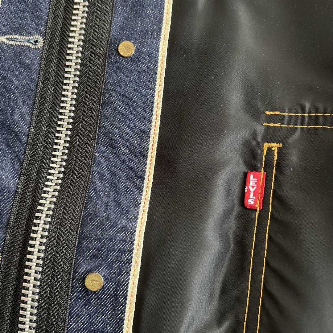 新品sacai サカイリーバイス ナイロンリバーシーブルジャケット 4 XL