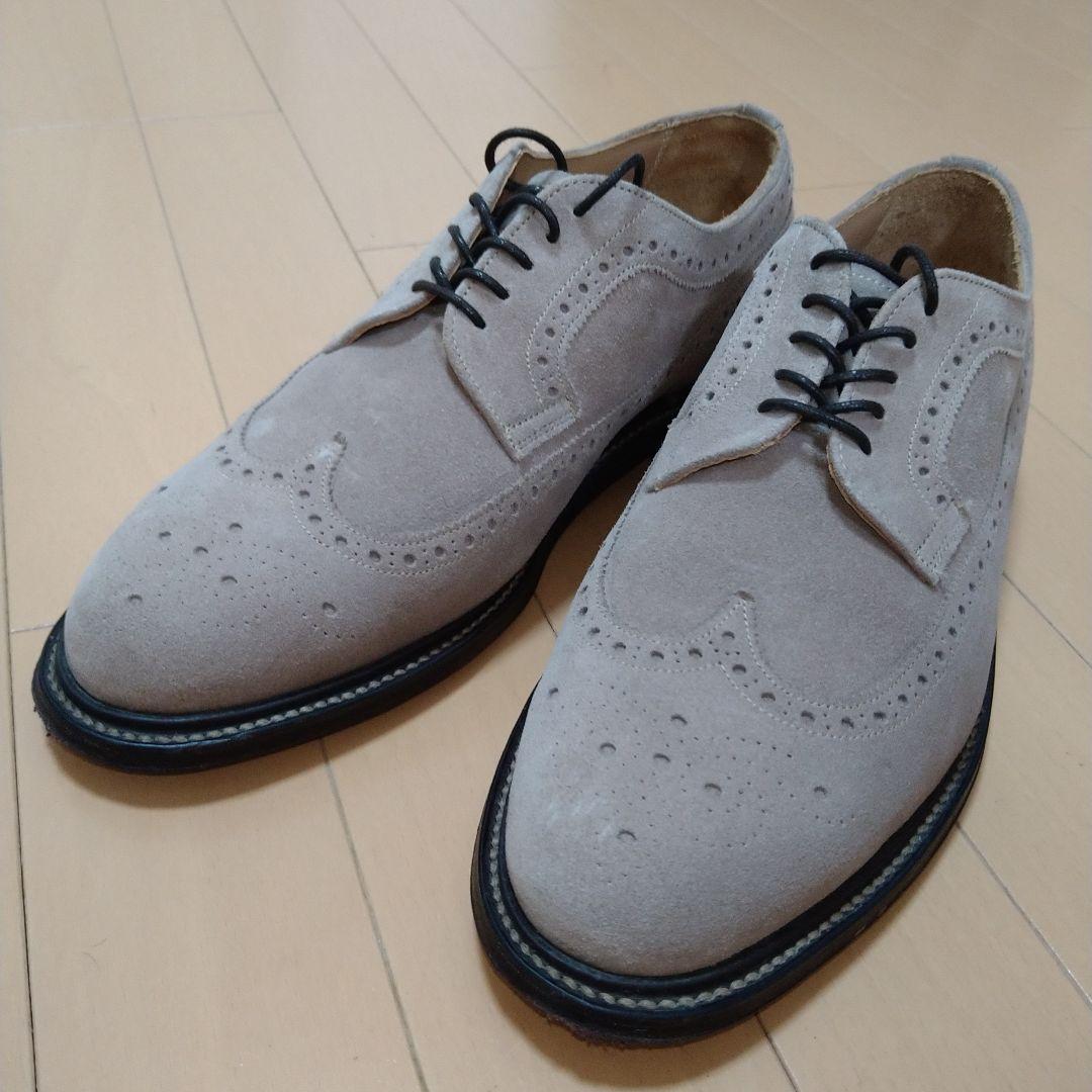 CHEANEY/チーニー/ウィングチップ/スエード/英国製/美品