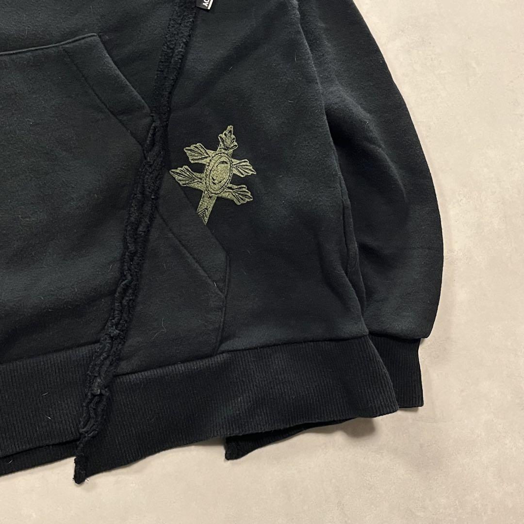 00s MILKBOY ポンポン付き 再構築 パーカー Y2K