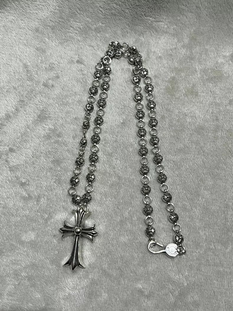 CHROME HEARTS シルバー クロスネックレス