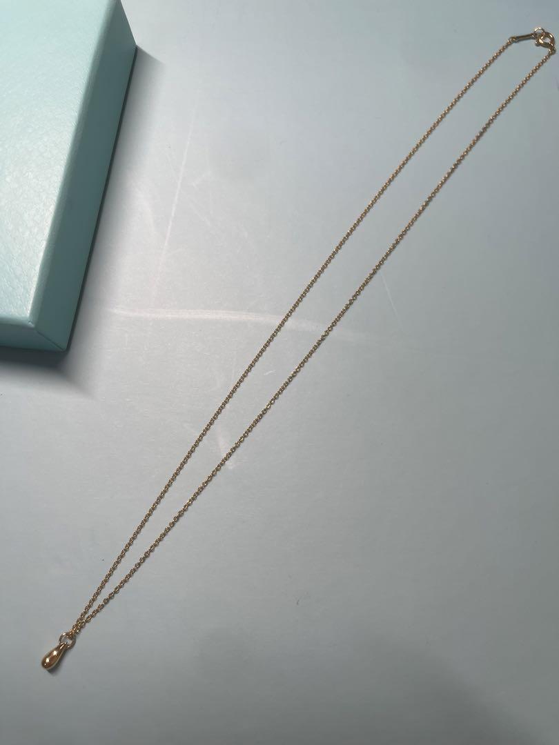 Tiffany k18 ティアドロップ ネックレス ティファニー 18金 画像2