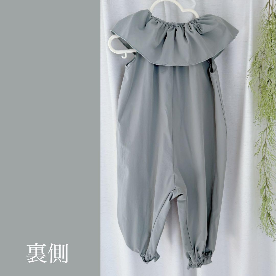 【美品】MARLMARL プレイウェア　フリル付きロンパース 80cm