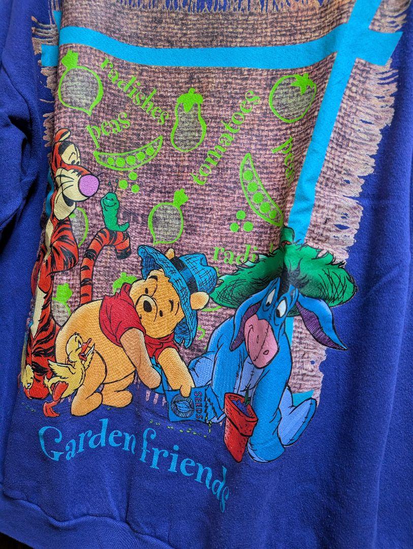Disney vintage スウェット プーさん L ディズニー
