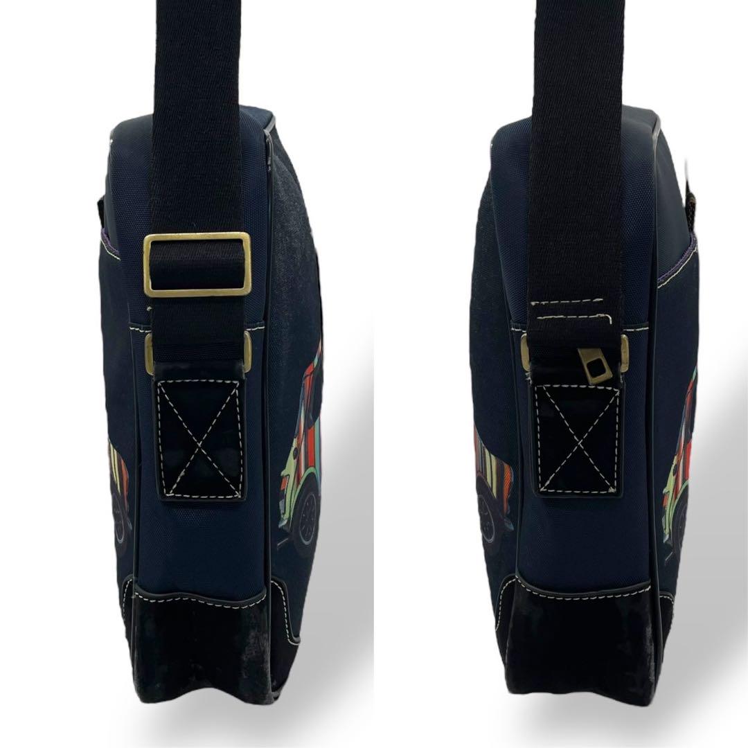 美品 希少 ポールスミス ショルダーバッグ ミニクーパー マルチ
