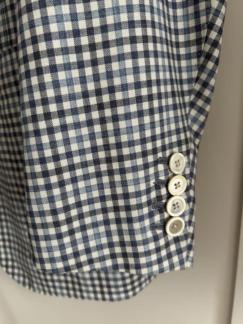 【美品】CARUSO カルーゾ 春夏向け ジャケット 46
