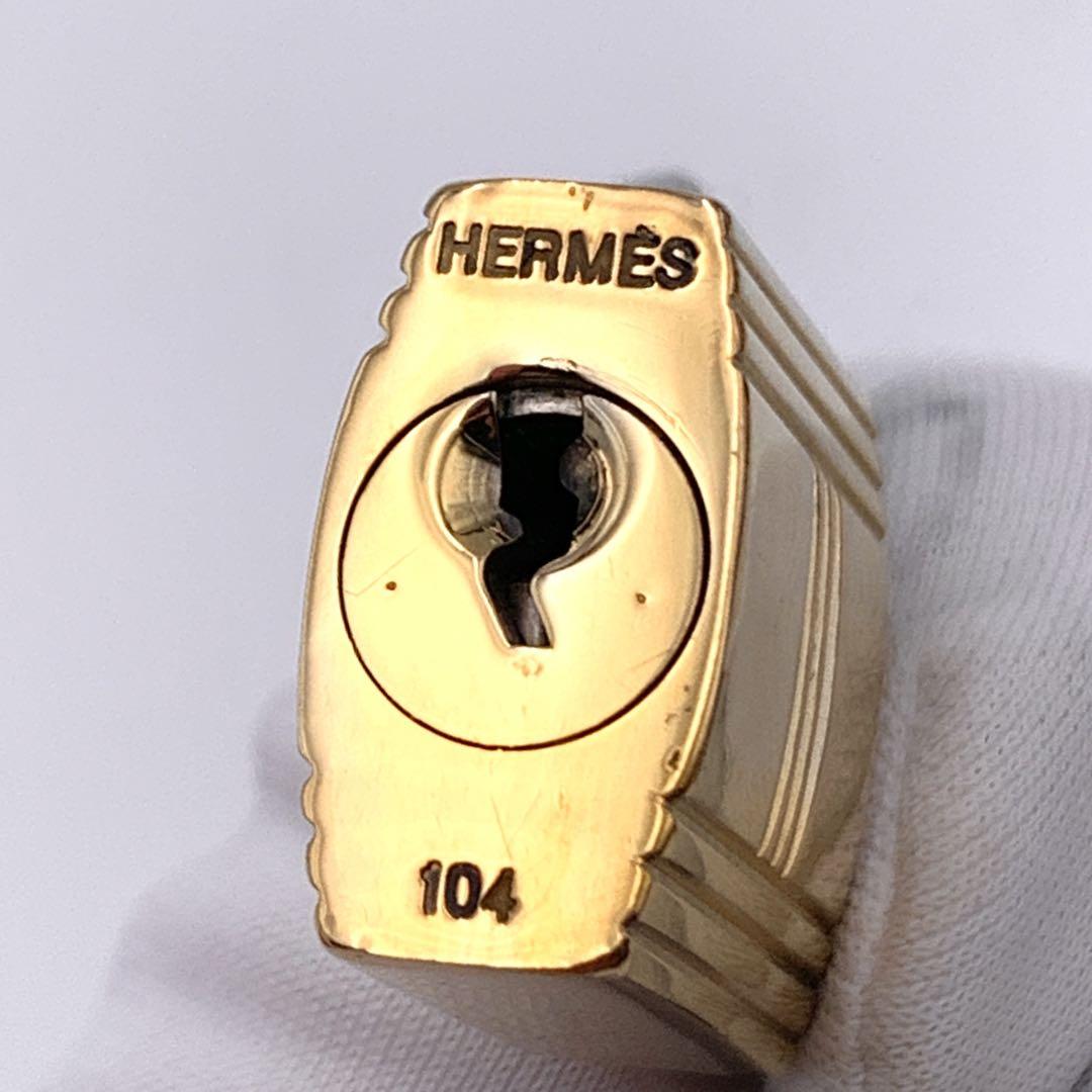 HERMES エルメス カデナ 24Kメッキ No.104 104番 鍵付き - メルカリ