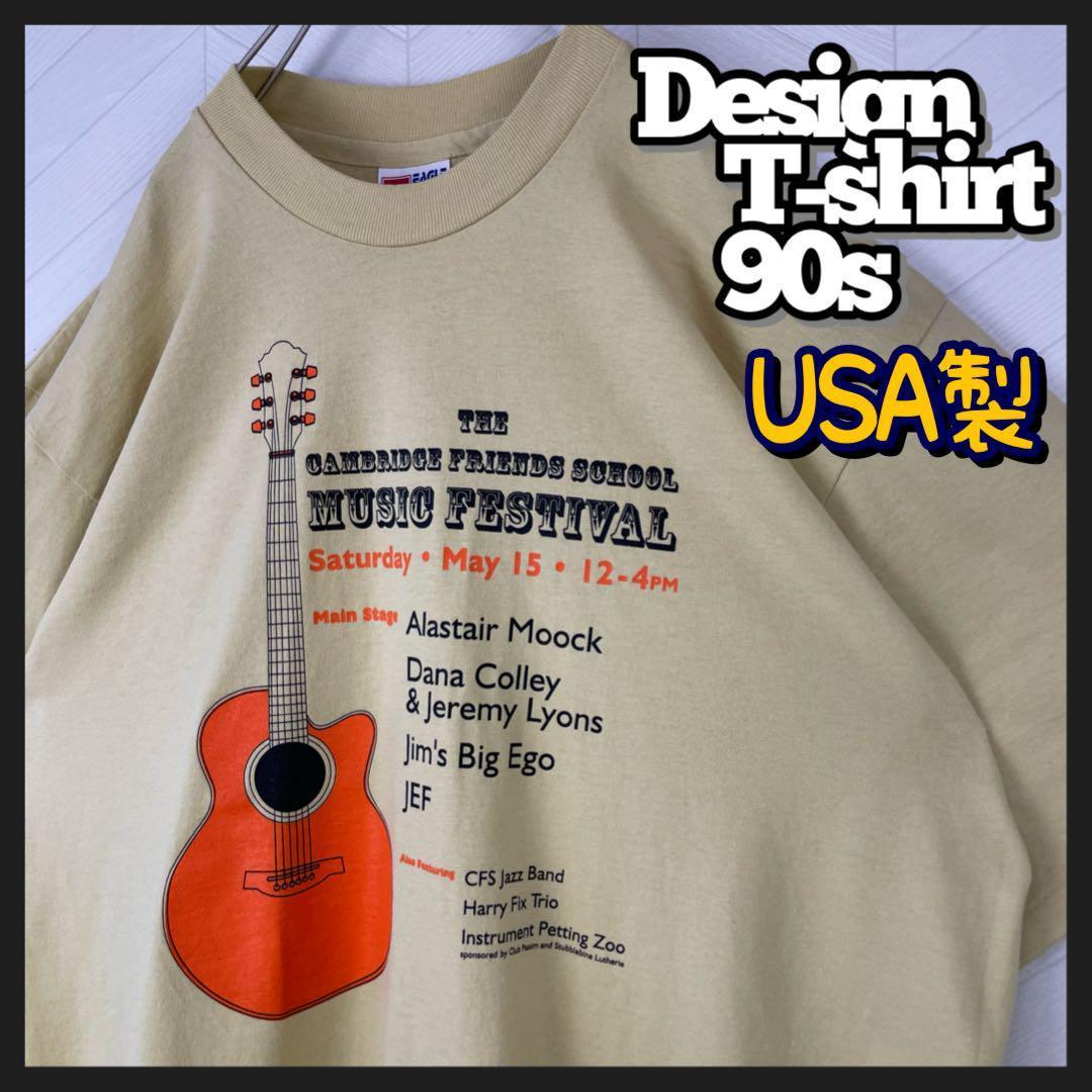 人気新品入荷 激レア 90s USA製 Tシャツ シングルステッチ ギター