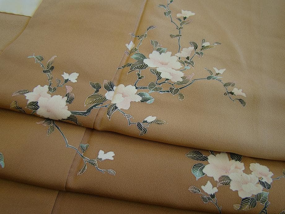 時代屋 裄65.2ｃｍ 極上縮緬地 たたき染 辻が花 附下げ 訪問着 正絹 仕立上り 袷 152ｃｍ～158ｃｍ HH615 2025年最新Yahoo!オークション -正絹 訪問着 セットの中古品・新品