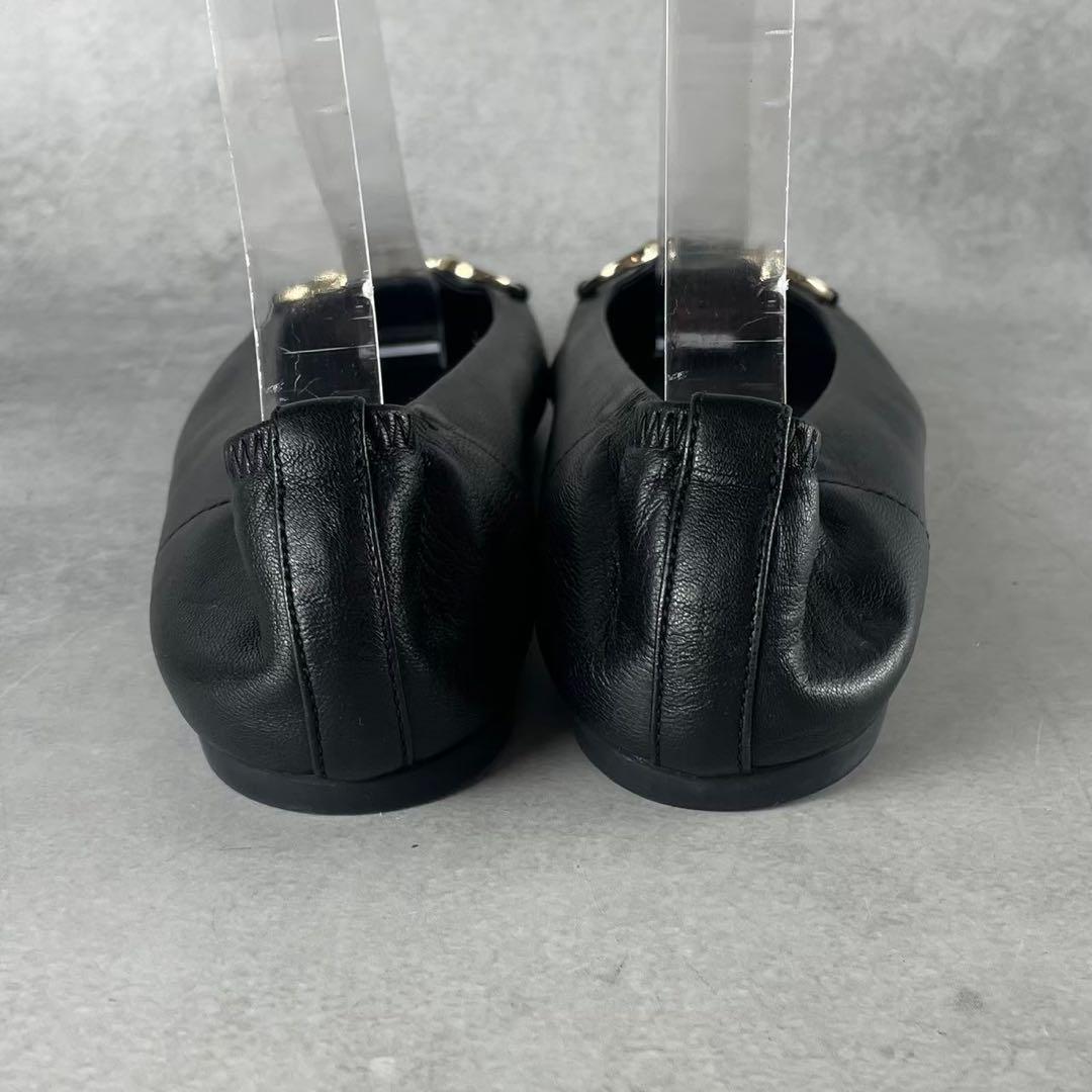 極美品☆【GUCCI】ホースビット　レザーフラットシューズ