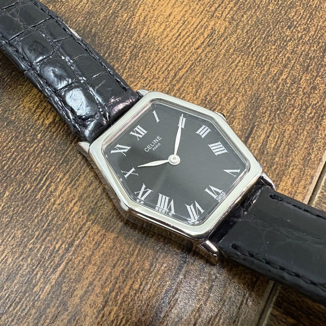 Vintage CELINEヘキサゴン タンク ローマン 手巻 腕時計 Vintage CELINEヘキサゴン タンク ローマン 手巻 腕時計 - メルカリ