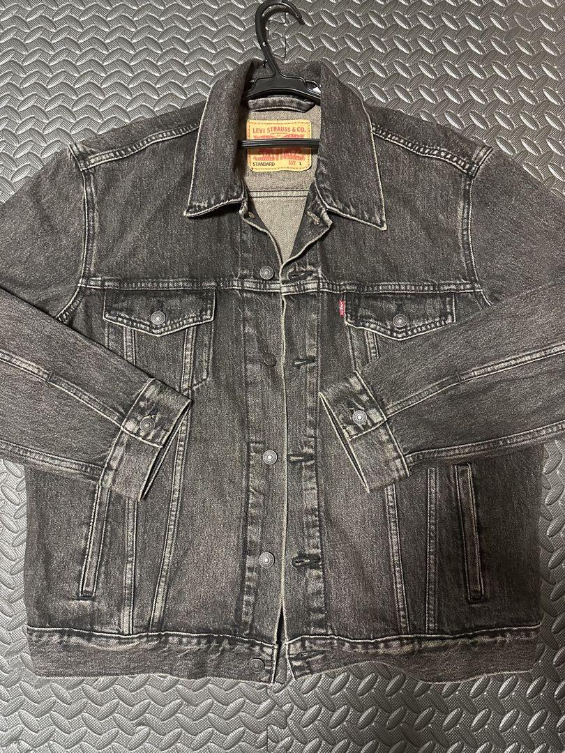 Naoki専用さんLevi'sブラック デニムジャケット Lサイズカラビナ付き