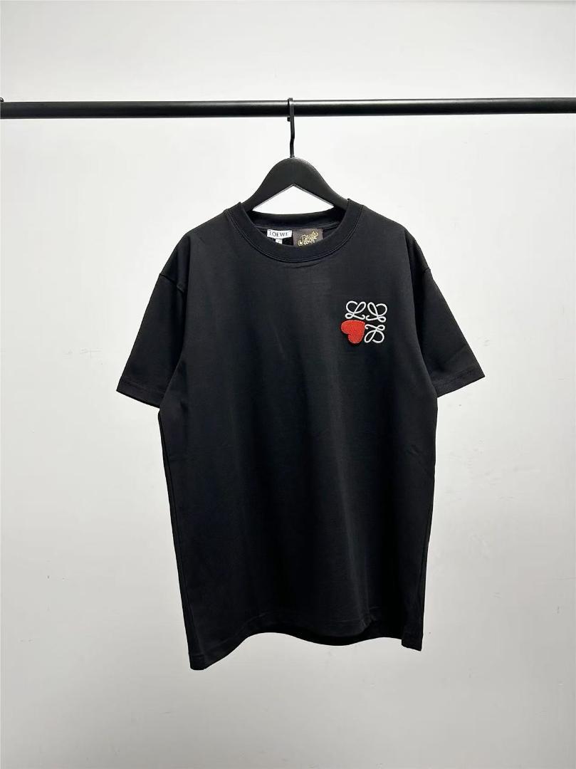 「新商品」に関するプレスリリース LOEWEの半袖です Tシャツ ロエベ美品 ブラック T ハート刺繍 トップス