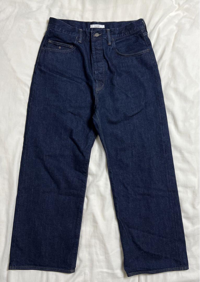 LOOPE HIGH WAIST WIDE DENIM ツイストリヴァースデニム