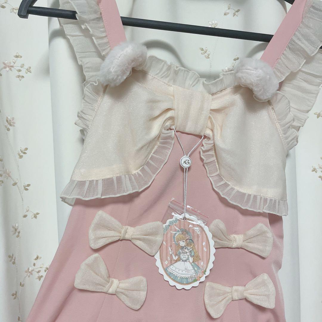 ロリータ ロリィタ ピンク ワンピース くま