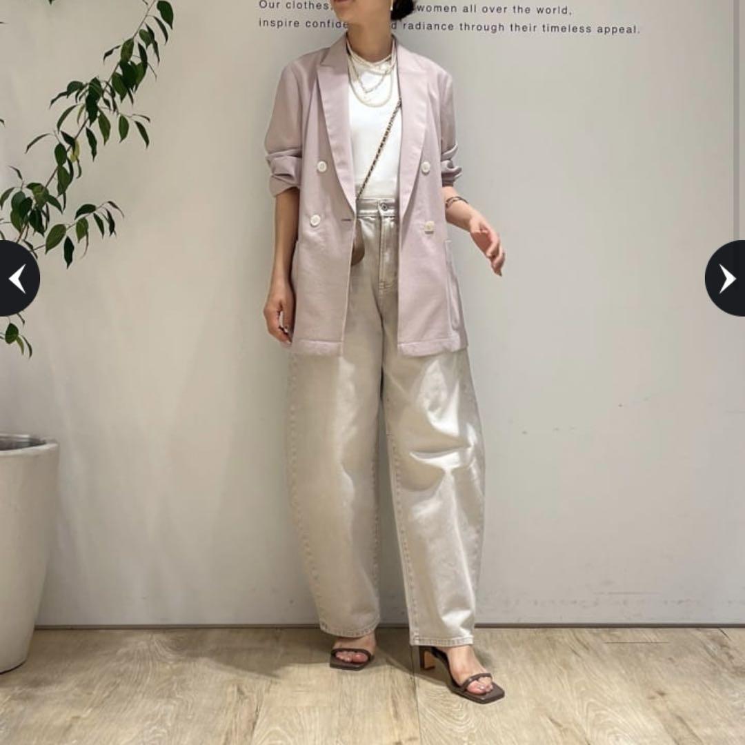 新品タグ付❤️アルページュストーリー　シアージャケット　ピンク　S