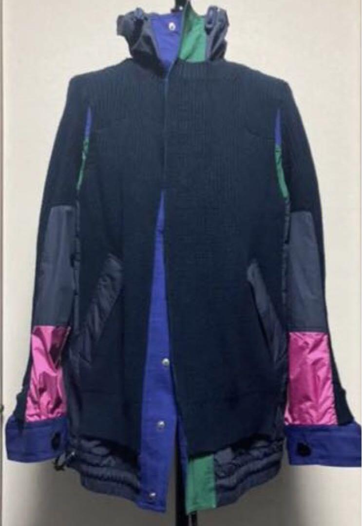 【Sacai】異素材切り替え モコモコ ナイロン ブルゾン【送関込】 sacai – mou by ACROPOLIS