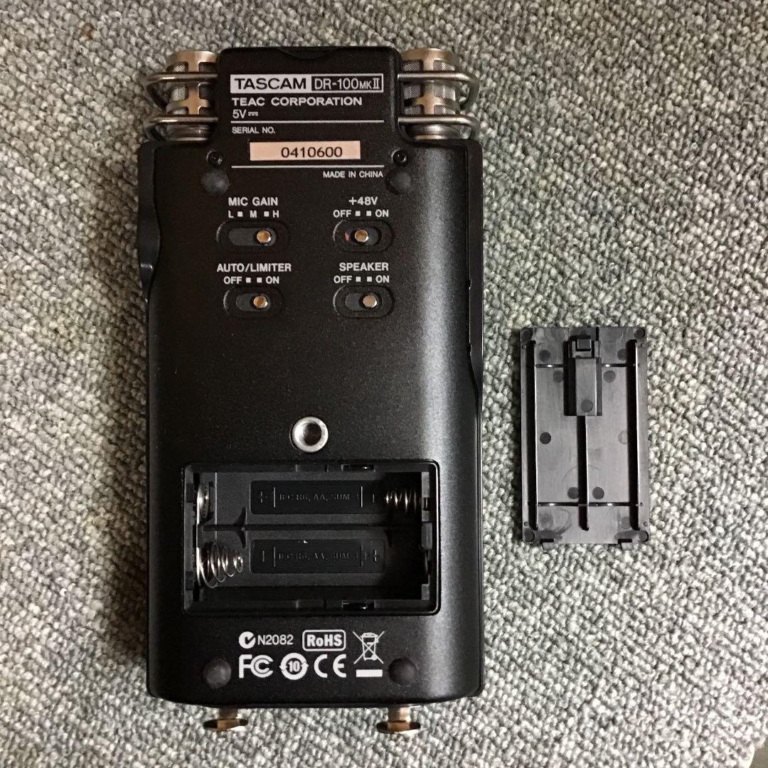 お得高品質 TASCAM DR-100mkII ACアダプターセット ♭19 CKbwt-m81847437747 低価最安値