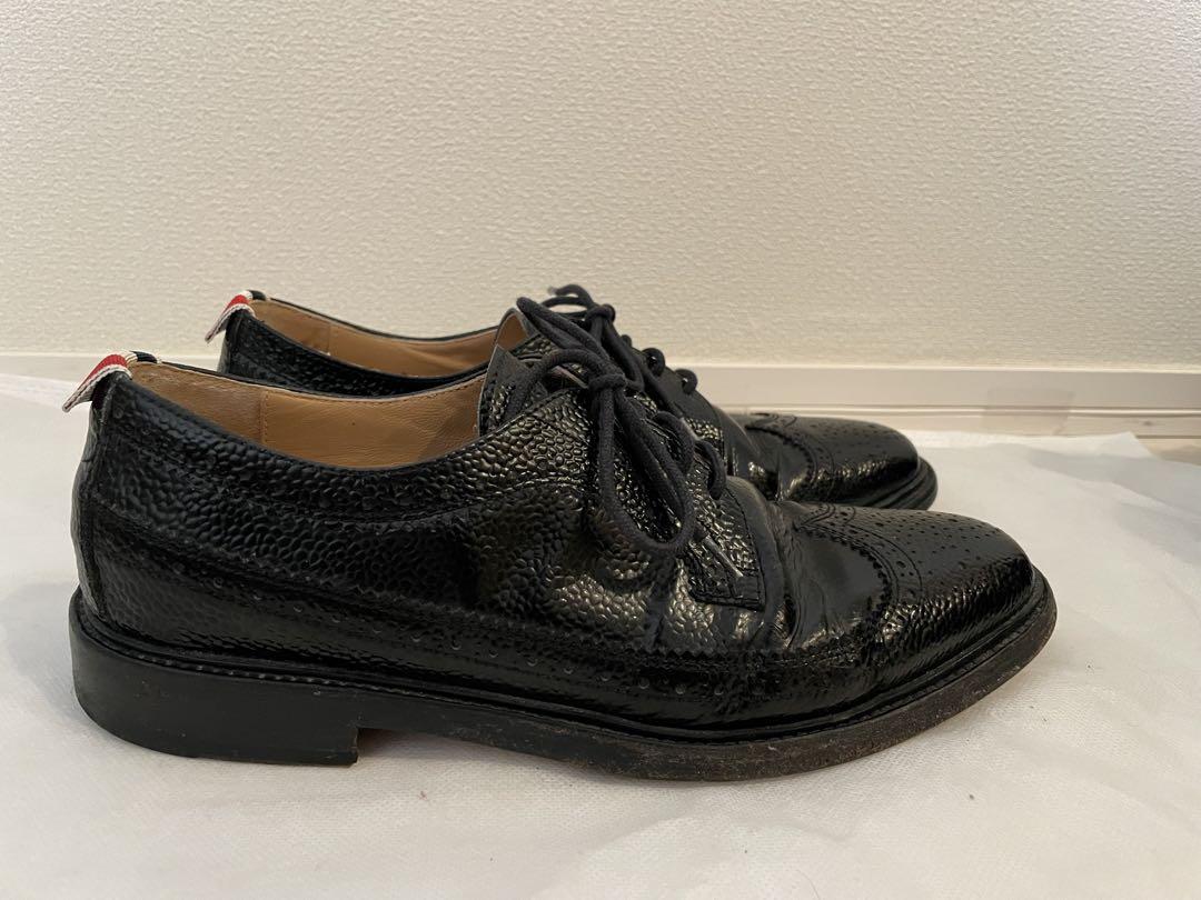 thom browne トムブラウン 革靴 ウイングチップ 38 24.5