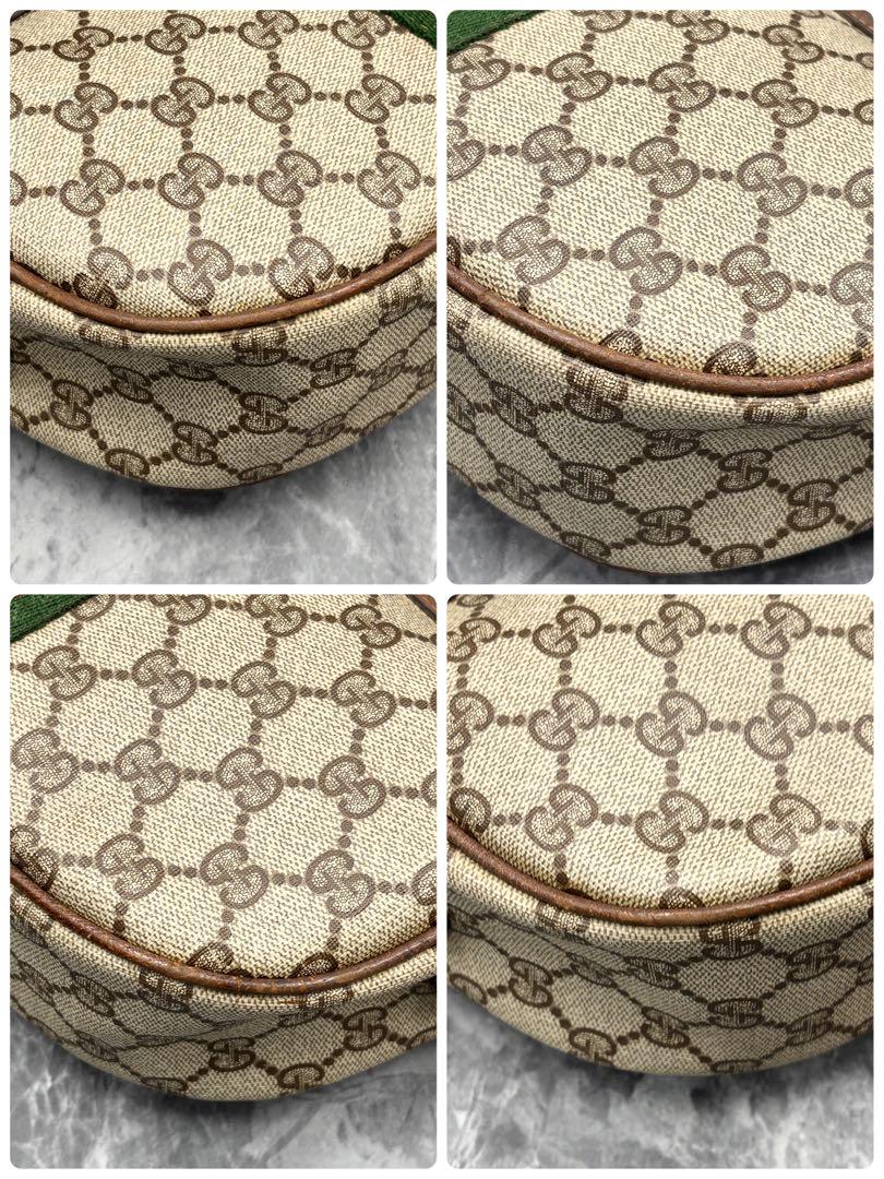 ✨極美品✨GUCCI シェリーライン GG ショルダーバッグ レザー ブラウン