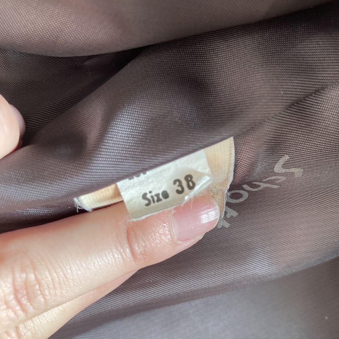 90's✨schott レザージャケット　A-2 本革　ボアブルゾン　38 茶色