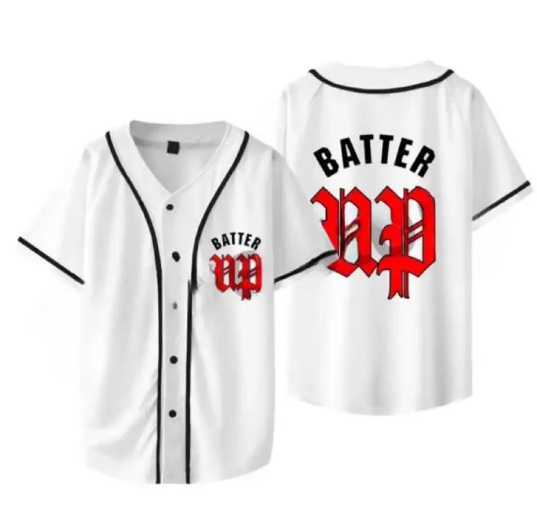 Babymonster Tシャツ　ベースボールシャツ　ユニフォーム ベースボールシャツ WHITE | BABYMONSTER ONLINE SHOP