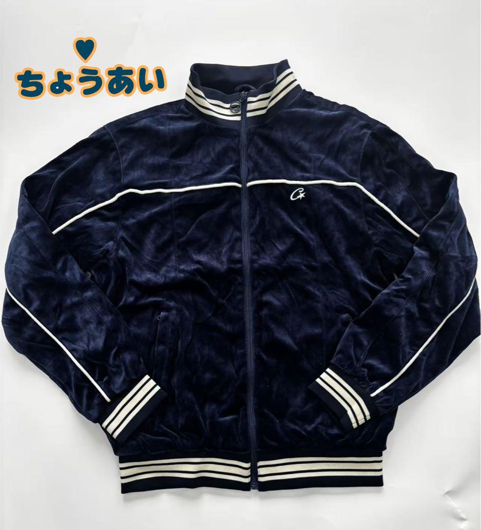 Corteiz VVS Uptown Velour Set - Navy