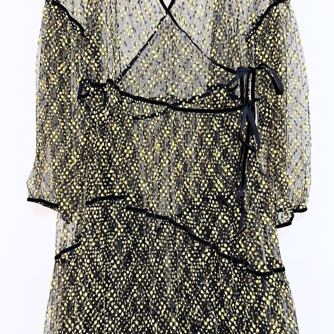 Cecilie Bahnsen チュール レース シアー カシュクールワンピース