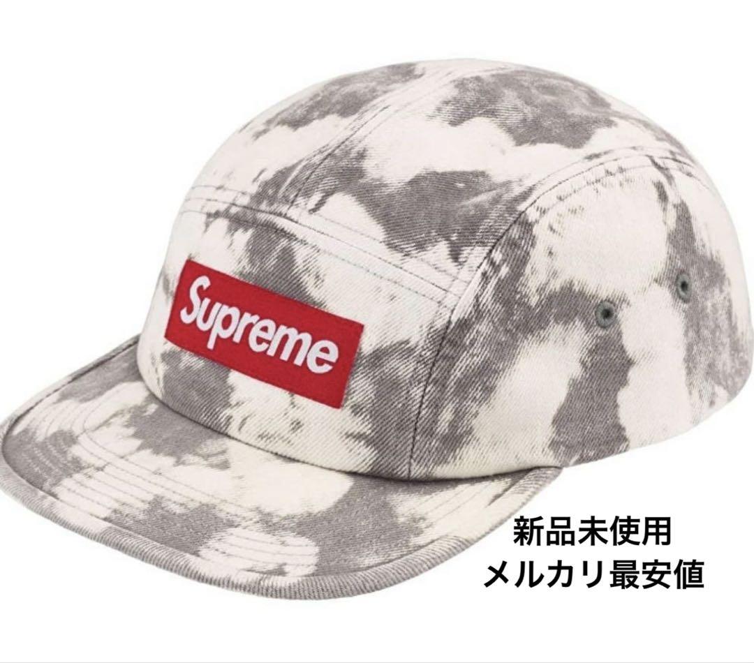 帽子 supreme denim camp cap bleached