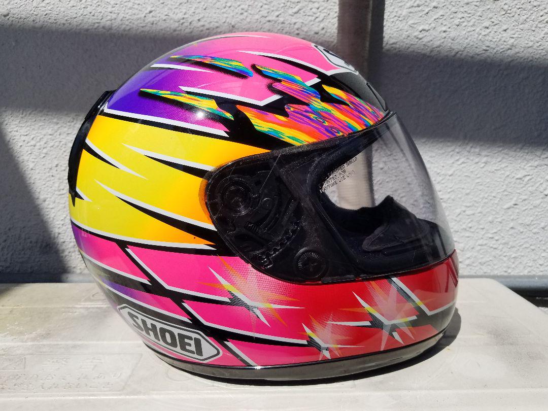 SHOEI ショウエイ 旧車、当時物、ヘルメット、フルフェイス、バイク、オートバイ